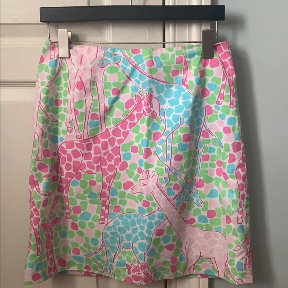 Lilly Pulitzer Giraffe Skirt